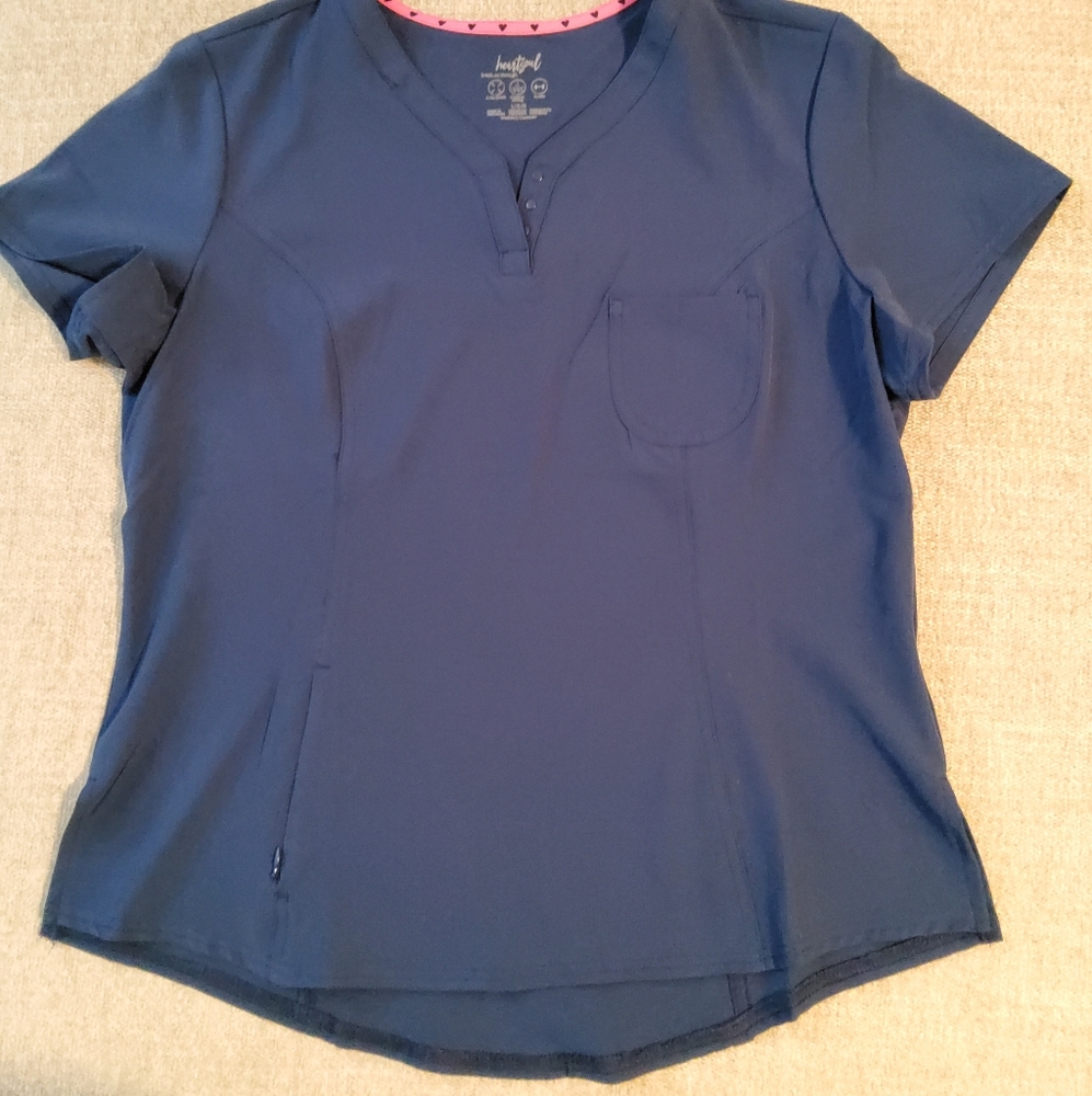 HeartSoul Scrub Top - Women's Roxy Henley V-Neck